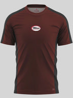 TWINS Muay Thai Boxing T-Shirts - Dual - Dark Colors - Sidebands - Black - Shirt - Maroon, Dark Brown, Dark-Green, Navy Blue, Purple